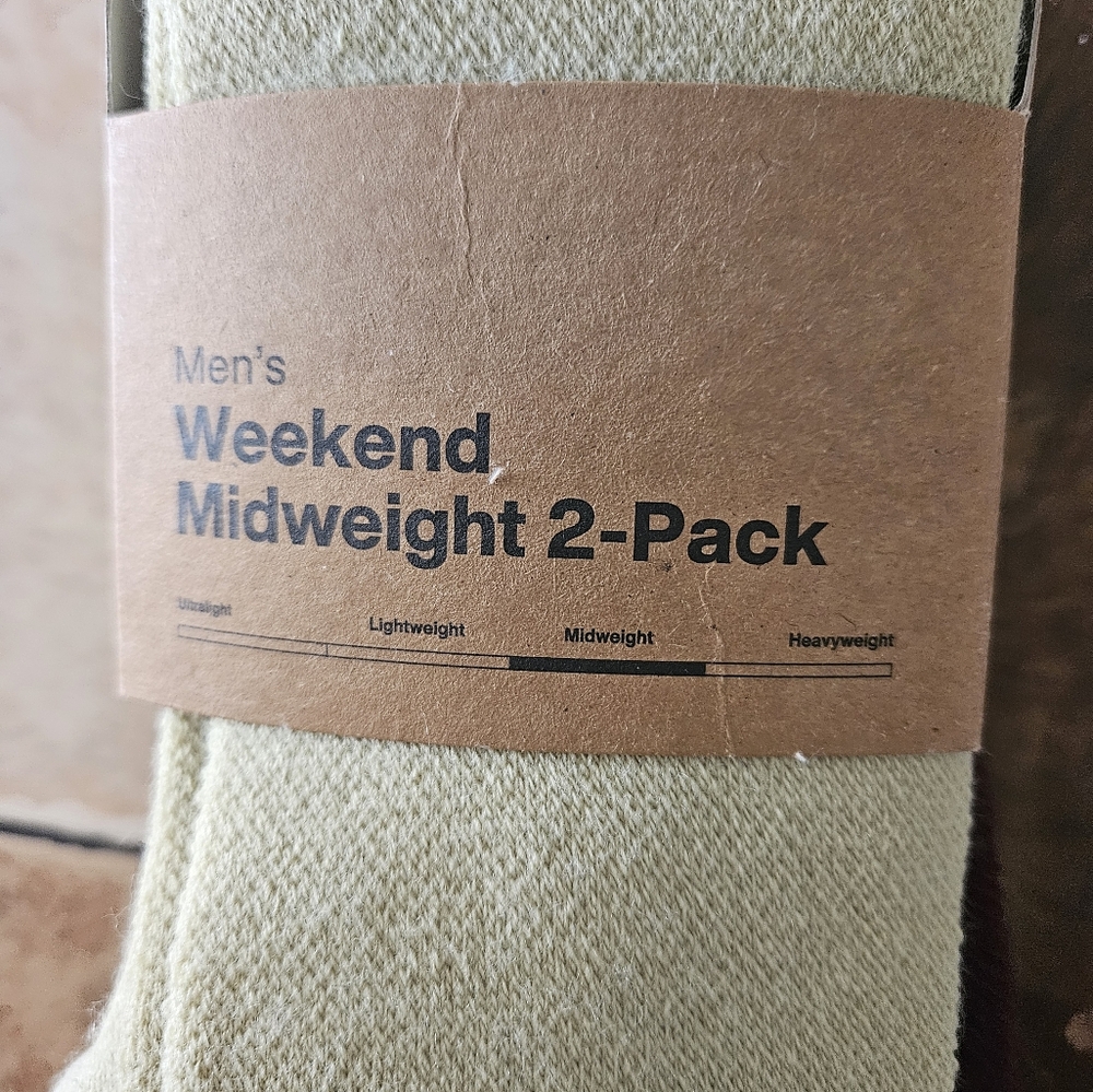 Burton Weekend Midweek 2 Pack Men's Socks Size L - Picture 3 of 8